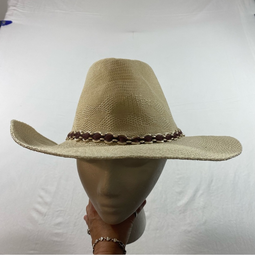 Cowboy Sun hat Lightweight Flexible Summer Western Hat 100% poly hat unisex Hat - Picture 1 of 10